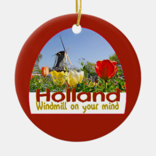 HOLLAND JULGRANSPRYDNAD KERAMIK