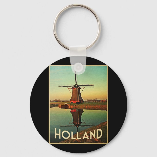 Holland Kvarn Nyckelring (Framsida)