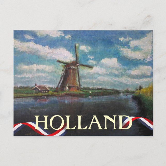 Holland Kvarn vycard Vykort (Framsida)