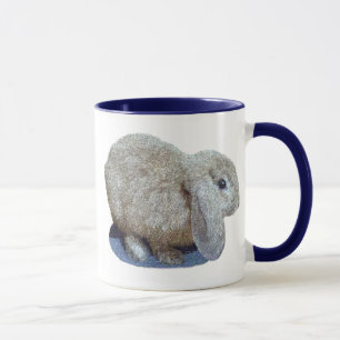 Holland Lop gå i ax kaninmuggar Mugg