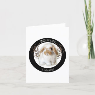 Holland lop Notecard Kort