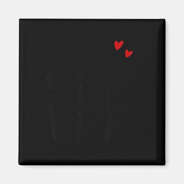 Holland Lop Rabbit Loves Boba Tea Bunny &amp; Bubb Magnet (Framsidan)