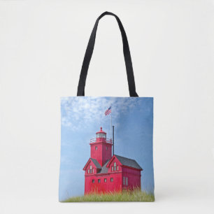 Holland Michigan Big Red Lighthouse Tygkasse