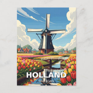 Holland Michigan Travel Vykort