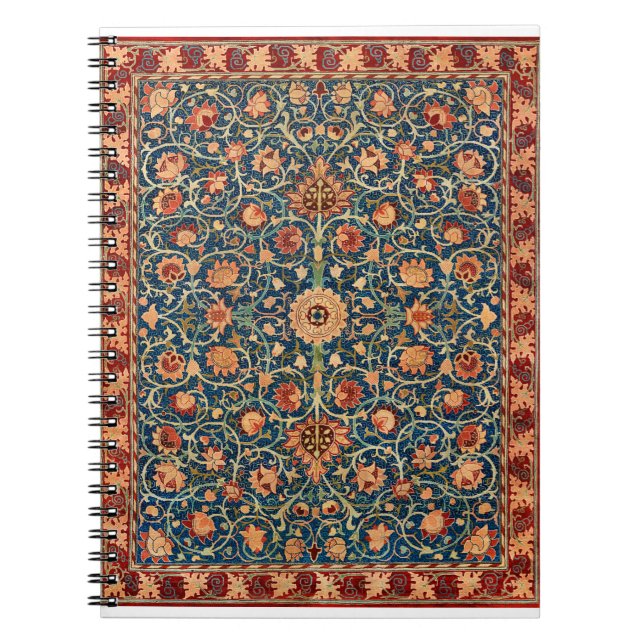 Holland Park Carpet av William Morris Anteckningsbok (Framsidan)