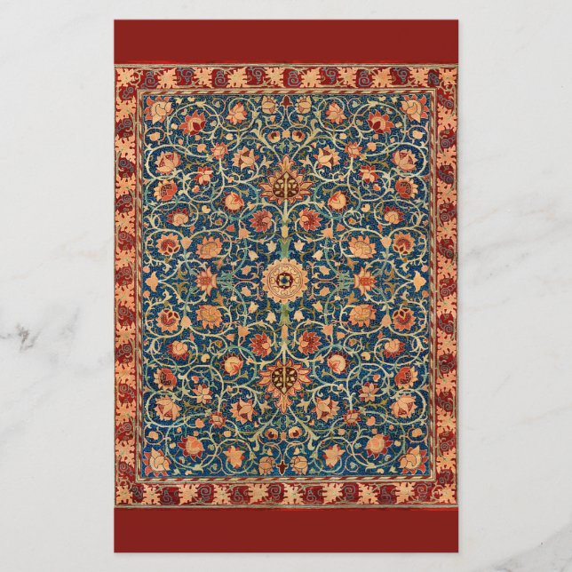 Holland Park Design (av William Morris) Brevpapper (Framsida)