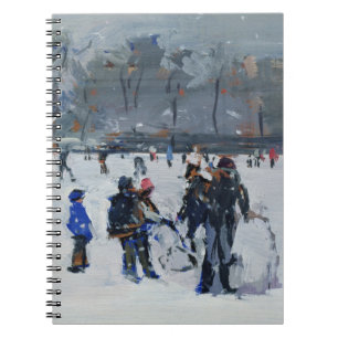 Holland parkerar i snö 2009 anteckningsbok