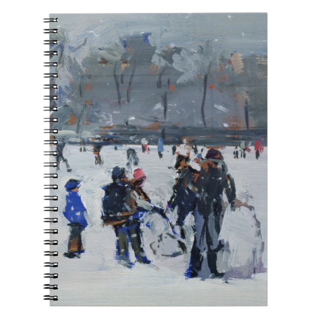 Holland parkerar i snö 2009 anteckningsbok (Framsidan)