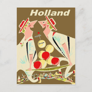 Holland, rolig vintage vykort
