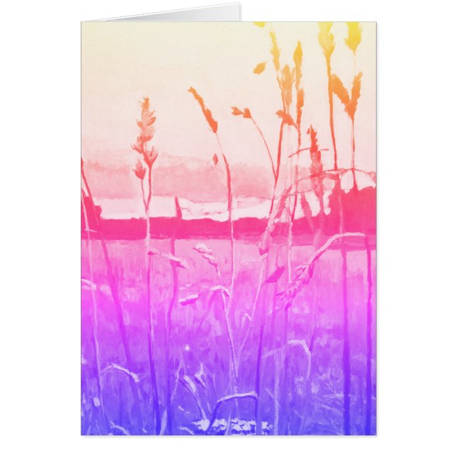 Holland SeaGrassglöd Giftcard Hälsningskort (Framsidan)