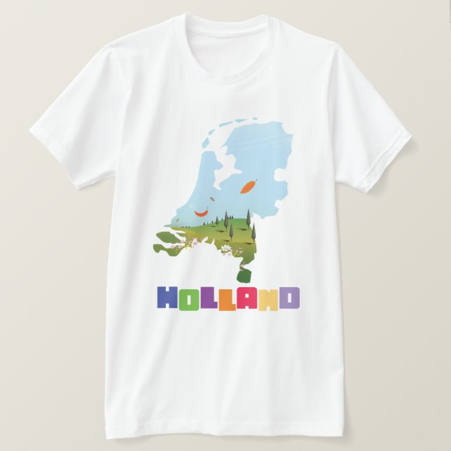 Holland seriefigurkarta t shirt (Design framsida)
