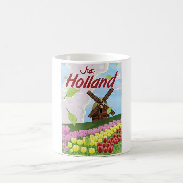 Holland vintage resaffisch kaffemugg (Center)