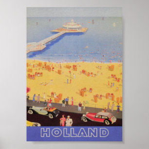 Holland Vintage resor Poster