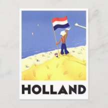 Holland vintage resor vycard