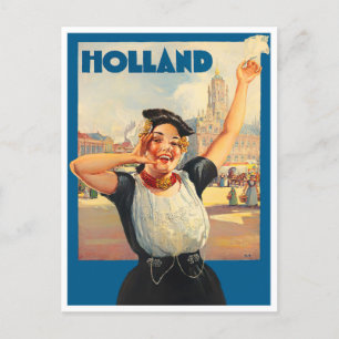 Holland vintage resor vycard vykort