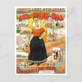 Holland vintage resor vycard vykort