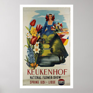 Holland - vintage resoraffischer poster
