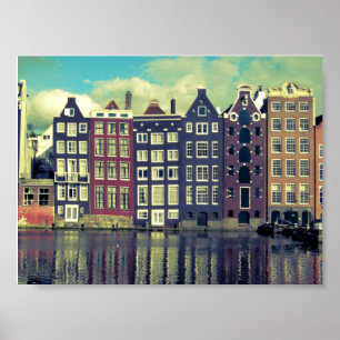 Holland vintagehus poster