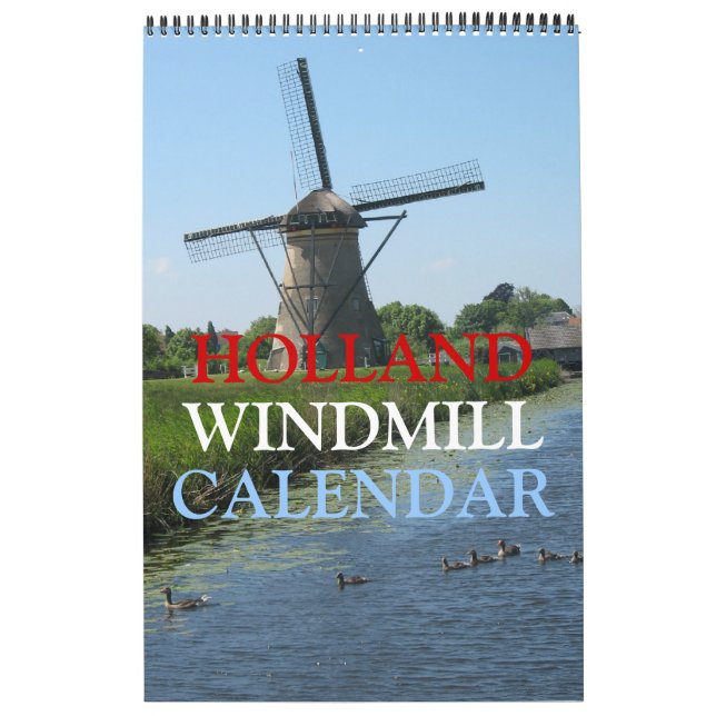 Holland Windmills Calendar Kalender (Omslag)