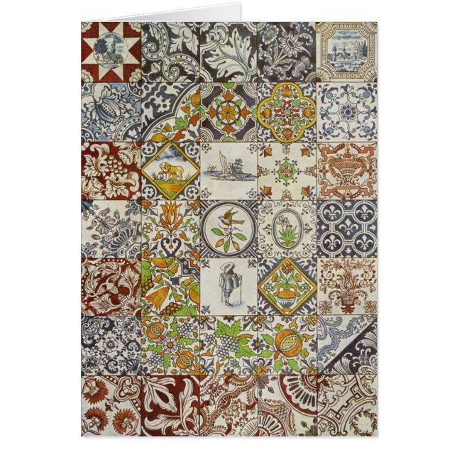 Holländare belägger med tegel OBS kort (Framsidan)