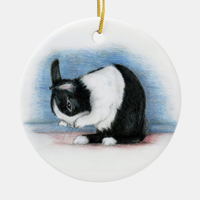 HOLLÄNDARE JULGRANSPRYDNAD KERAMIK (Framsidan)