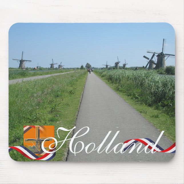 Holländare mal den Holland textsouvenir Mousepad Musmatta (Framsidan)