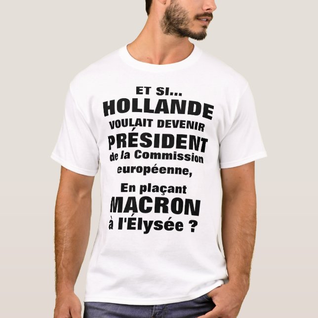 Hollande et son désir de Président T Shirt (Framsida)