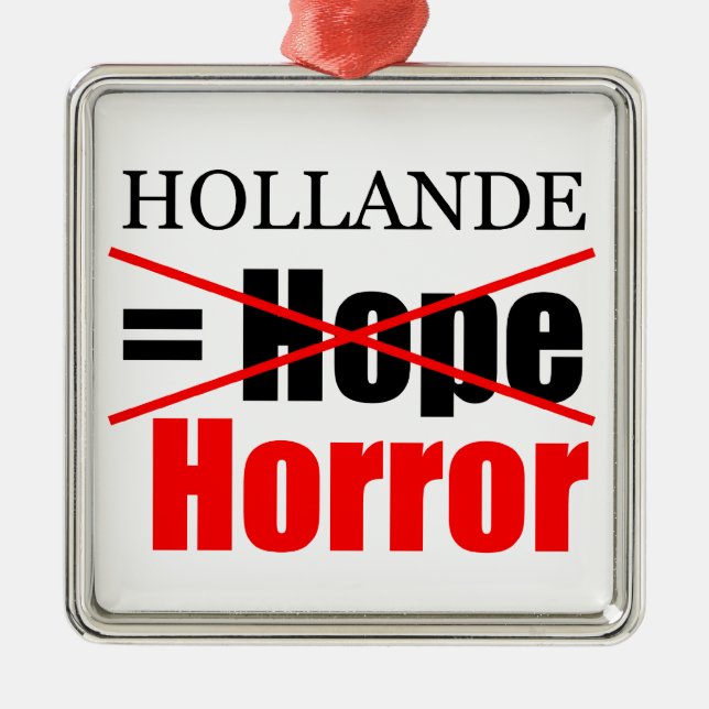 Hollande Not Hope = Horror - Ornament (Framsidan)