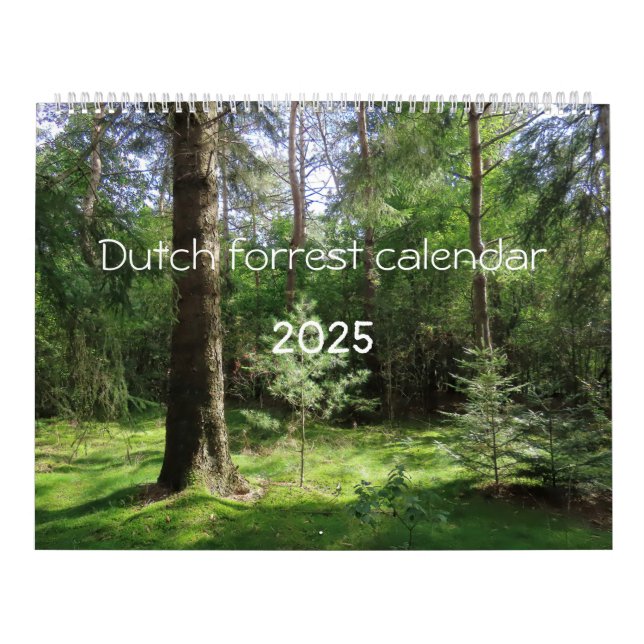 Hollands bos Kalender aan te passen (Omslag)