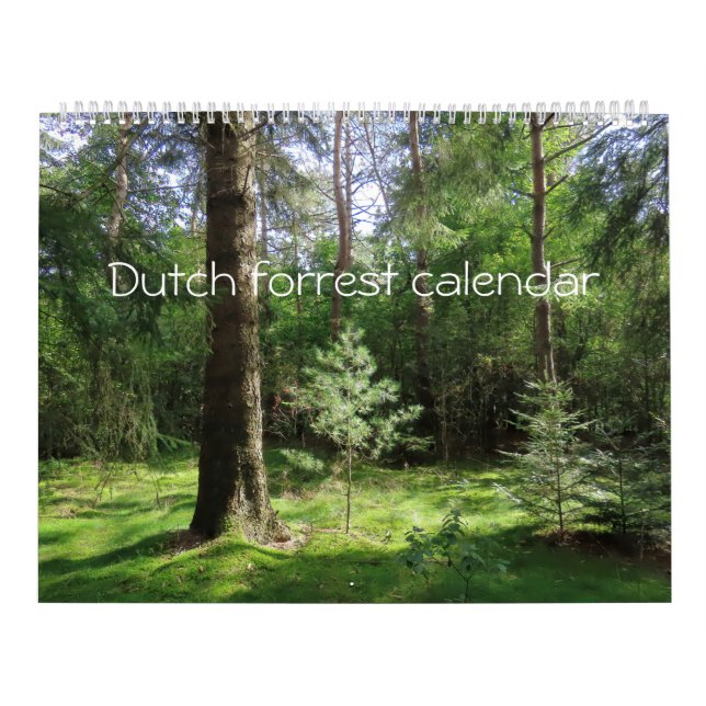 Hollands bos Kalender aan te passen (Omslag)