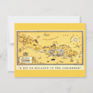 Hollands Curaçao-öns vykort