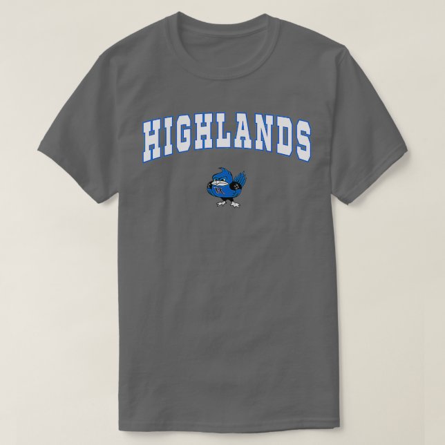 Höllands High School-Bluebirds T Shirt (Design framsida)
