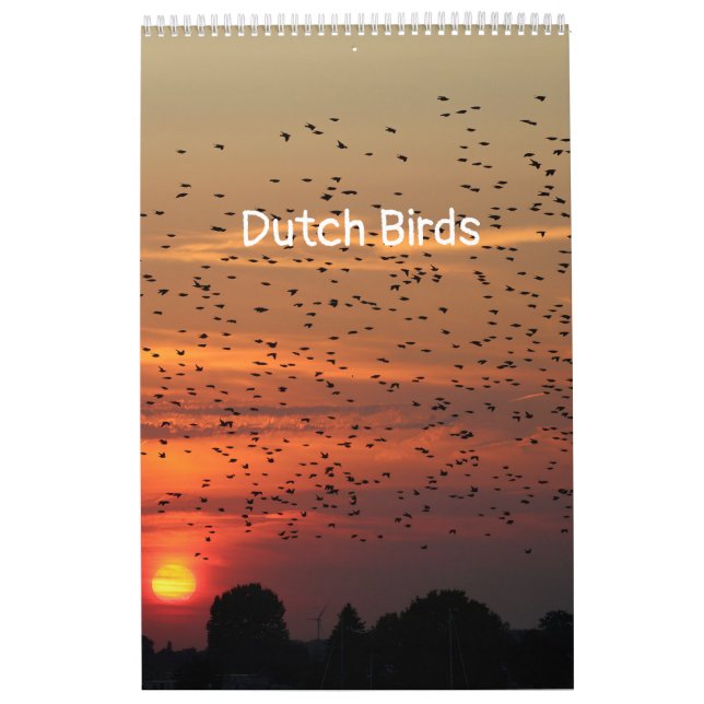 Hollandse vogels Kalender aan te passen (Omslag)