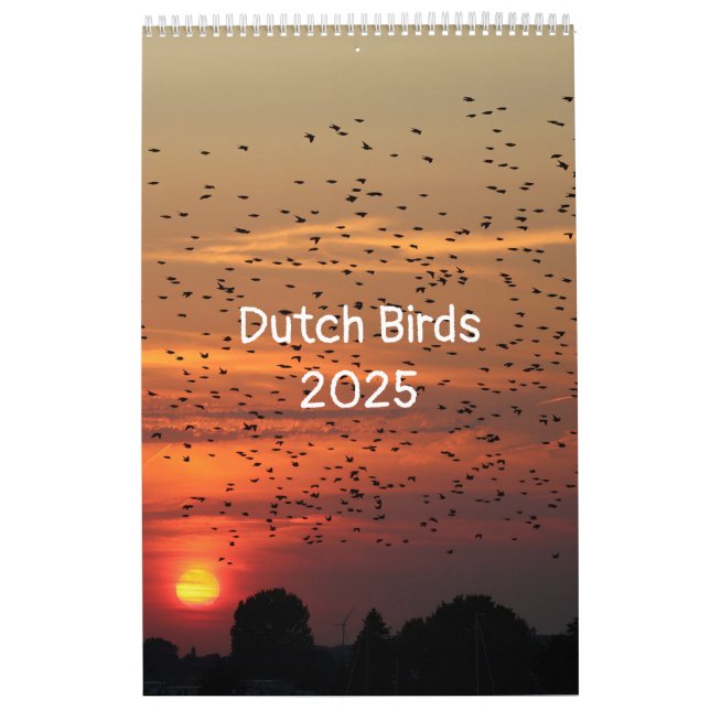 Hollandse vogels Kalender aan te passen (Omslag)
