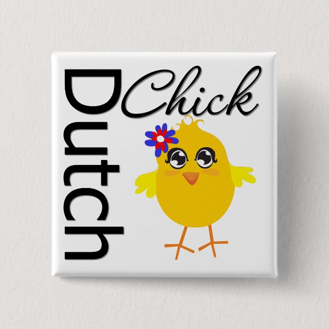 Holländsk chick knapp (Framsida)