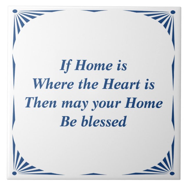 Holländsk Delftware Delft stil 1 tillfogar din Kakelplatta (Framsidan)