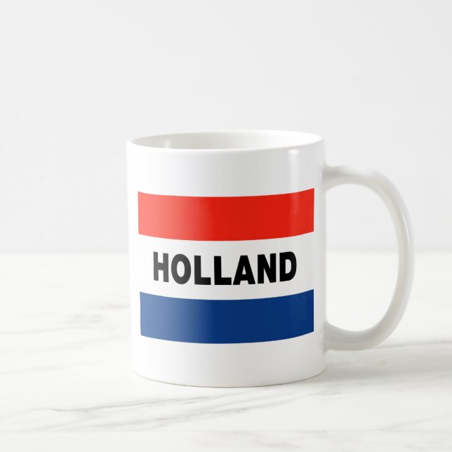 Holländsk flagga kaffemugg (Höger)