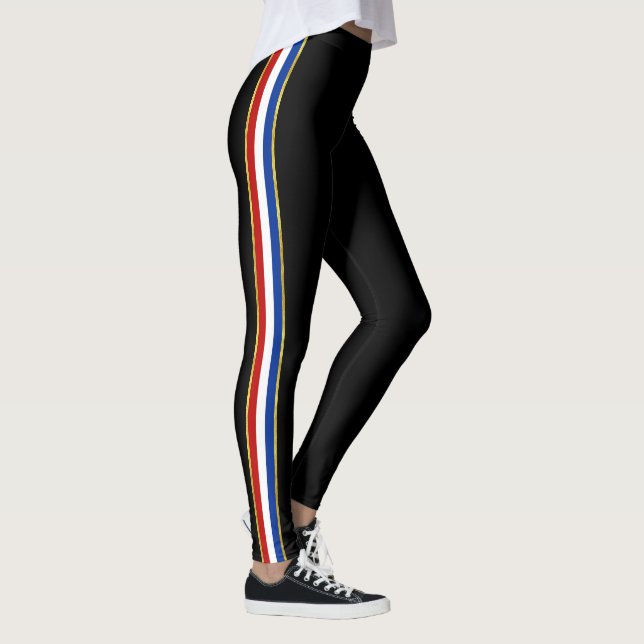 Holländsk flagga leggings (Höger)
