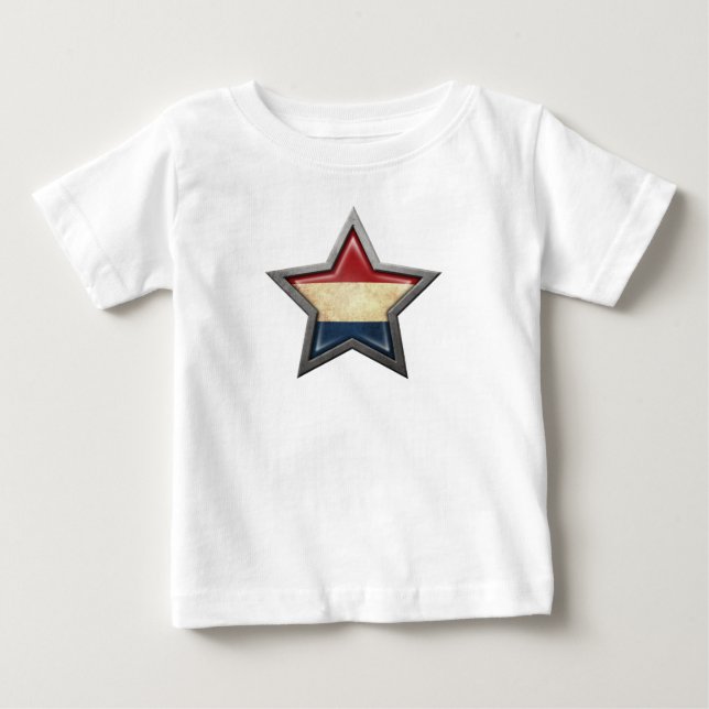 Holländsk flaggastjärna t-shirt (Framsida)