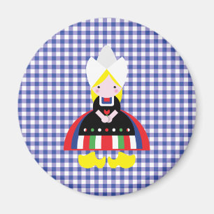 Holländsk flicka magnet