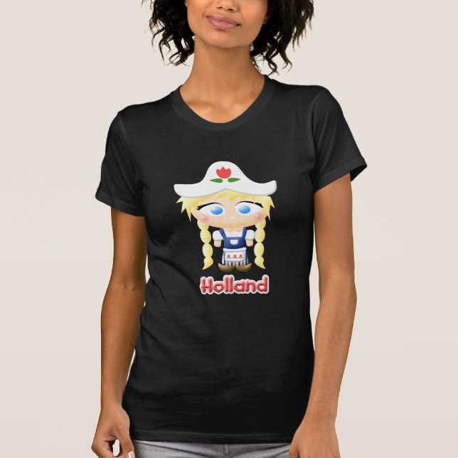 Holländsk flicka t-shirt (Framsida)