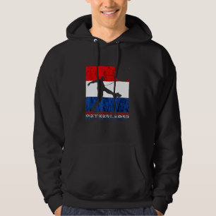 Holländsk fotboll Holland Nederländerna Flagga Hol Hoodie