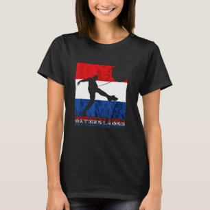 Holländsk fotboll Holland Nederländerna Flagga Hol T Shirt