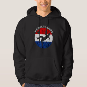 Holländsk fotboll Holländsk stolthet Vintage Neder Hoodie