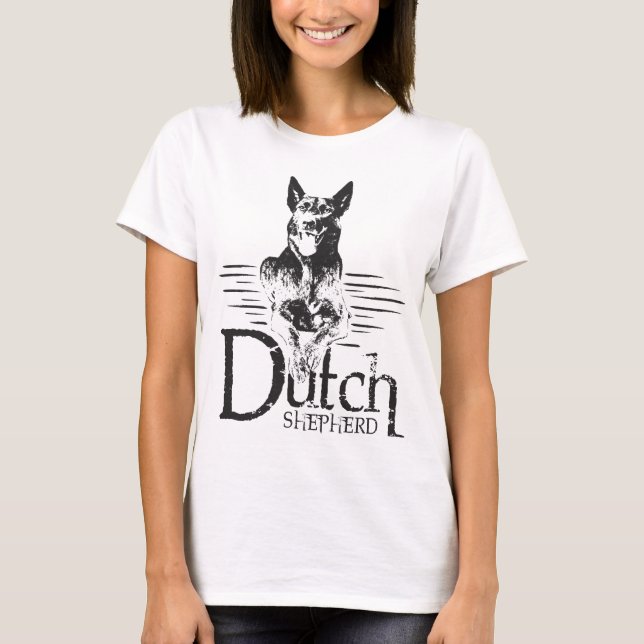 Holländsk herdehund - Dutchie Tee (Framsida)