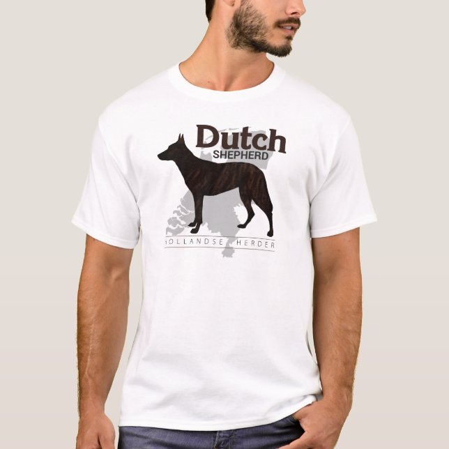 Holländsk herdehund t-shirt (Framsida)