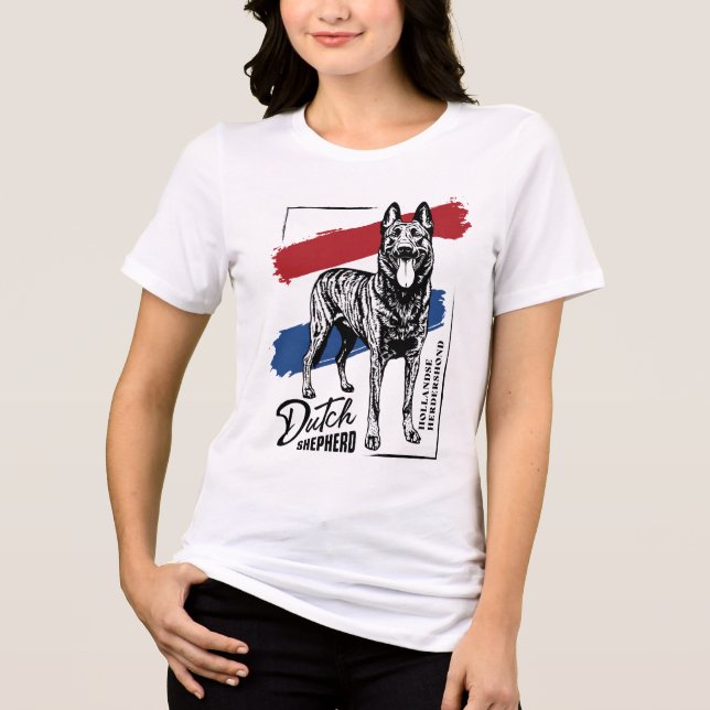 Holländsk herdehund t shirt (Framsida)