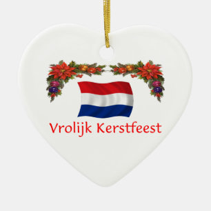 Holländsk jul julgransprydnad keramik