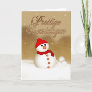 Holländsk julkort - Prettige Kerstdagen Helgkort