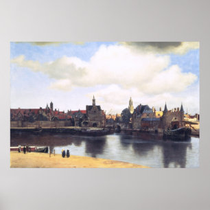 Holländsk konstnärVermeer målning Poster